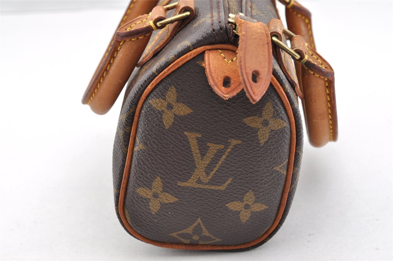 Authentic Louis Vuitton Monogram Mini Speedy Hand Bag Purse M41534 LV 7146I