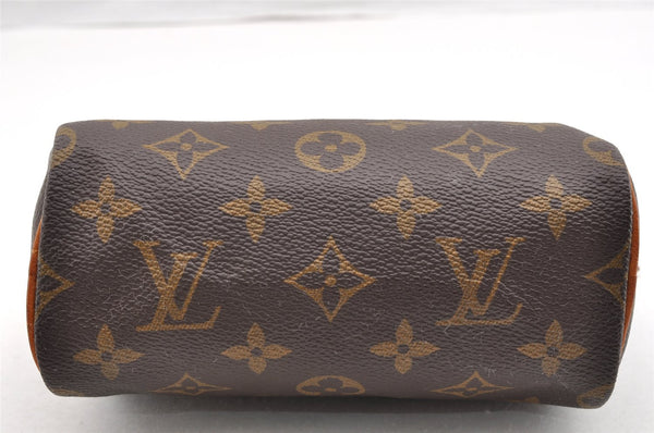 Authentic Louis Vuitton Monogram Mini Speedy Hand Bag Purse M41534 LV 7146I