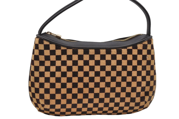 Authentic Louis Vuitton Damier Sauvage Tiger Hand Bag Purse M92132 LV 7148D