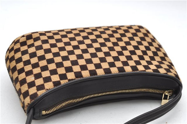 Authentic Louis Vuitton Damier Sauvage Tiger Hand Bag Purse M92132 LV 7148D