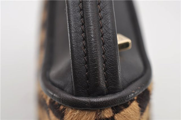 Authentic Louis Vuitton Damier Sauvage Tiger Hand Bag Purse M92132 LV 7148D