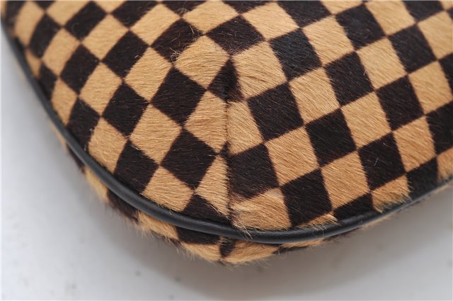 Authentic Louis Vuitton Damier Sauvage Tiger Hand Bag Purse M92132 LV 7148D