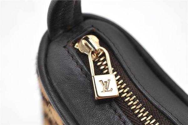 Authentic Louis Vuitton Damier Sauvage Tiger Hand Bag Purse M92132 LV 7148D