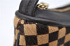 Authentic Louis Vuitton Damier Sauvage Tiger Hand Bag Purse M92132 LV 7148D