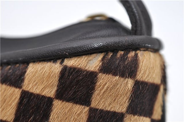 Authentic Louis Vuitton Damier Sauvage Tiger Hand Bag Purse M92132 LV 7148D