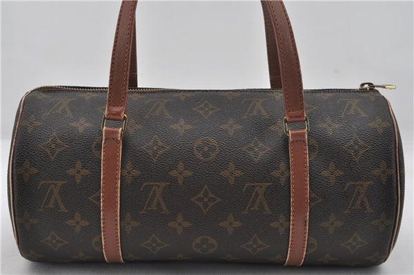 Authentic Louis Vuitton Monogram Papillon 30 Hand Bag Old Model LV 7148E