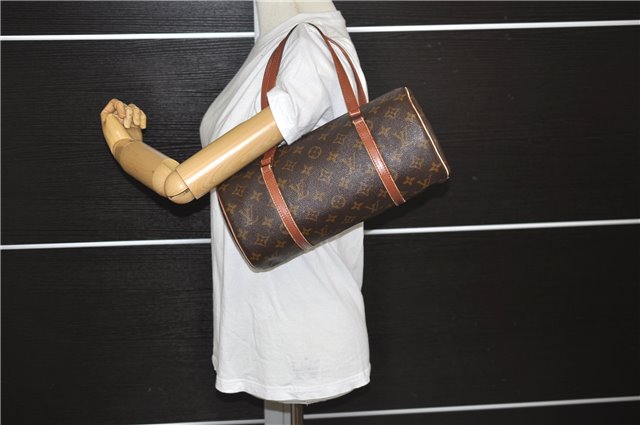 Authentic Louis Vuitton Monogram Papillon 30 Hand Bag Old Model LV 7148E