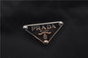 Authentic PRADA Nylon Tessuto Leather Shoulder Tote Bag Black 7149D