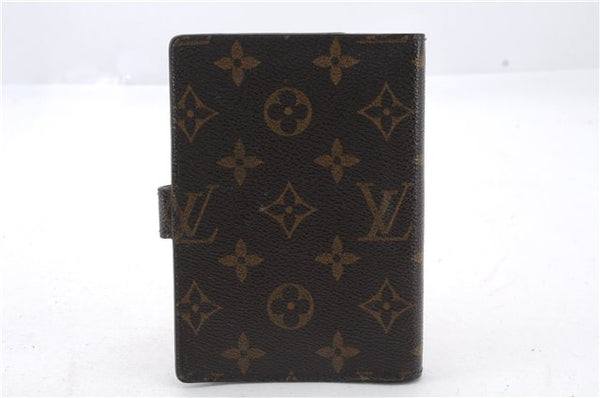 Authentic LOUIS VUITTON Monogram Agenda PM Day Planner Cover R20005 LV 7150C