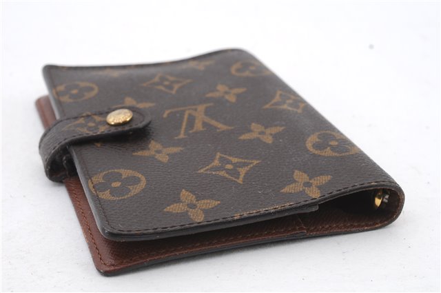 Authentic LOUIS VUITTON Monogram Agenda PM Day Planner Cover R20005 LV 7150C