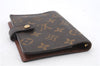 Authentic LOUIS VUITTON Monogram Agenda PM Day Planner Cover R20005 LV 7150C