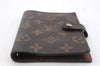 Authentic LOUIS VUITTON Monogram Agenda PM Day Planner Cover R20005 LV 7150C