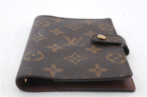Authentic LOUIS VUITTON Monogram Agenda PM Day Planner Cover R20005 LV 7150C