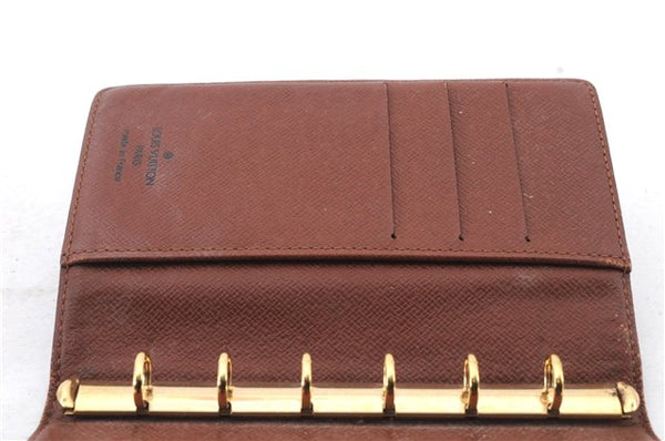 Authentic LOUIS VUITTON Monogram Agenda PM Day Planner Cover R20005 LV 7150C