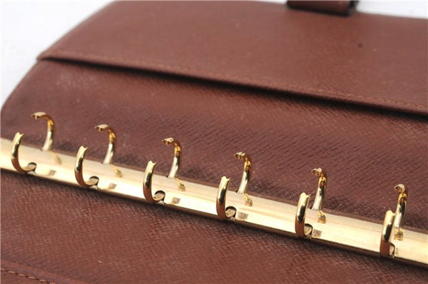 Authentic LOUIS VUITTON Monogram Agenda PM Day Planner Cover R20005 LV 7150C
