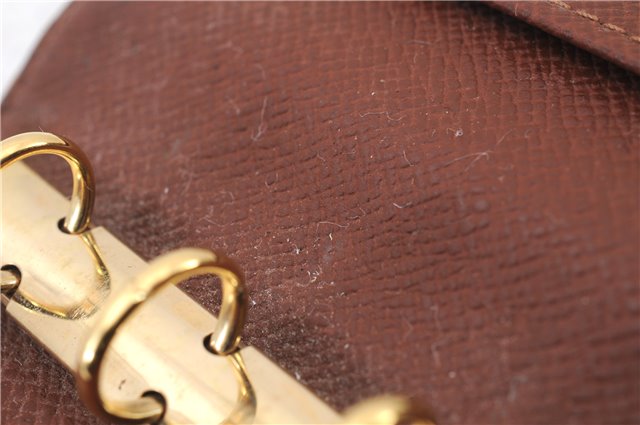 Authentic LOUIS VUITTON Monogram Agenda PM Day Planner Cover R20005 LV 7150C