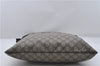 Authentic GUCCI Shoulder Cross Body Bag Purse GG PVC Leather 141198 Brown 7150D