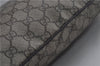 Authentic GUCCI Shoulder Cross Body Bag Purse GG PVC Leather 141198 Brown 7150D
