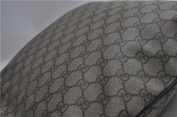 Authentic GUCCI Shoulder Cross Body Bag Purse GG PVC Leather 141198 Brown 7150D