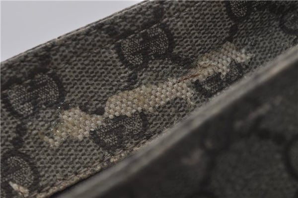 Authentic GUCCI Shoulder Cross Body Bag Purse GG PVC Leather 141198 Brown 7150D