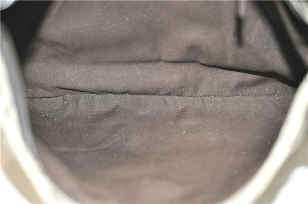 Authentic GUCCI Shoulder Cross Body Bag Purse GG PVC Leather 141198 Brown 7150D