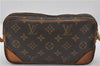 Authentic Louis Vuitton Monogram Marly Dragonne PM M51827 Clutch Hand Bag 7150E