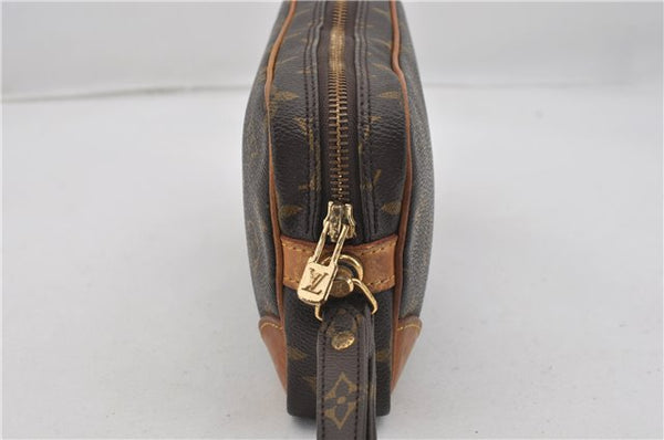 Authentic Louis Vuitton Monogram Marly Dragonne PM M51827 Clutch Hand Bag 7150E