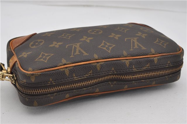Authentic Louis Vuitton Monogram Marly Dragonne PM M51827 Clutch Hand Bag 7150E