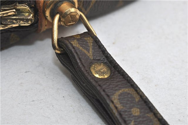 Authentic Louis Vuitton Monogram Marly Dragonne PM M51827 Clutch Hand Bag 7150E