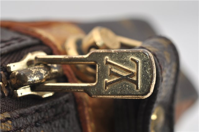 Authentic Louis Vuitton Monogram Marly Dragonne PM M51827 Clutch Hand Bag 7150E