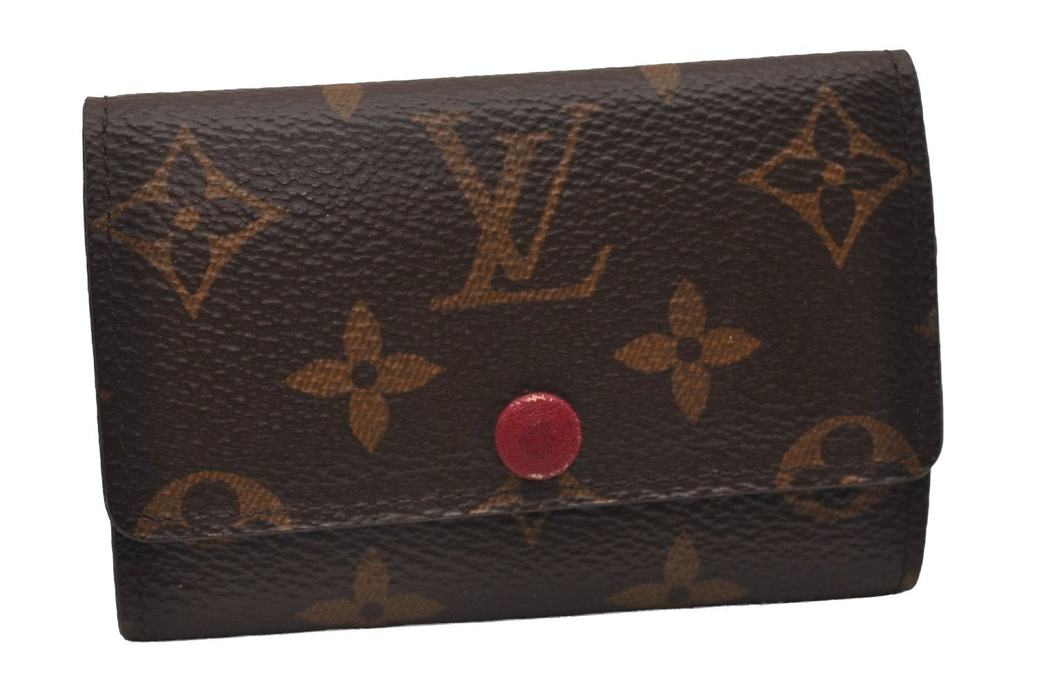 Authentic Louis Vuitton Monogram Multicles 6 Key Case Holder M60701 Purple 7151I