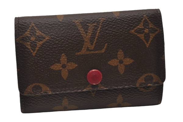 Authentic Louis Vuitton Monogram Multicles 6 Key Case Holder M60701 Purple 7151I