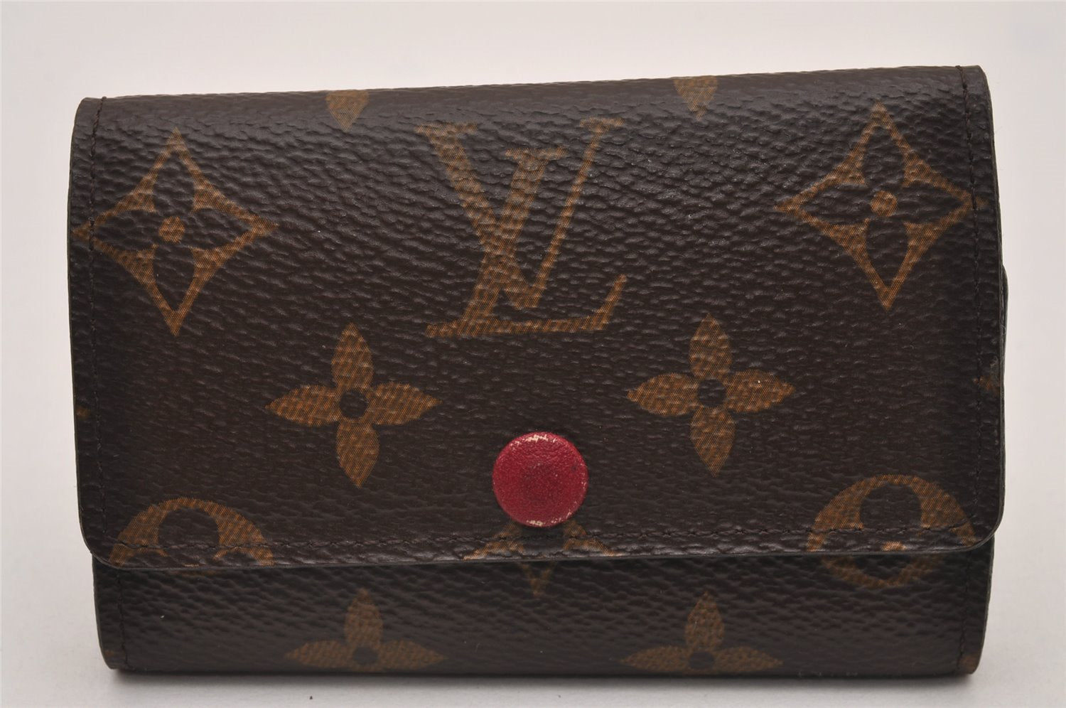 Authentic Louis Vuitton Monogram Multicles 6 Key Case Holder M60701 Purple 7151I