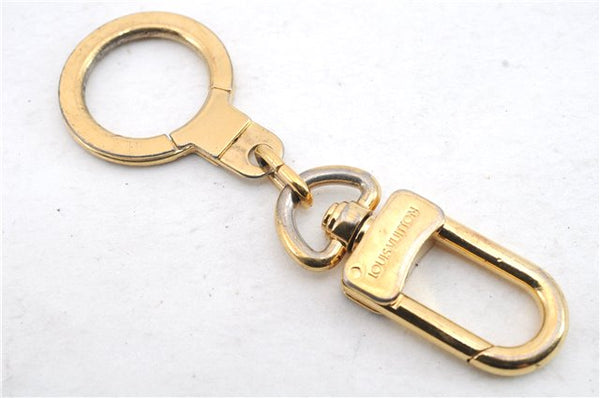 Authentic LOUIS VUITTON Charm Key Chain Anokre Gold M62694 LV 7152C