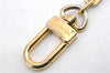 Authentic LOUIS VUITTON Charm Key Chain Anokre Gold M62694 LV 7152C