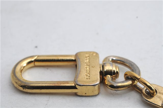 Authentic LOUIS VUITTON Charm Key Chain Anokre Gold M62694 LV 7152C
