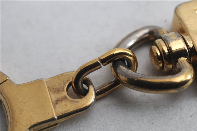 Authentic LOUIS VUITTON Charm Key Chain Anokre Gold M62694 LV 7152C