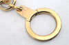 Authentic LOUIS VUITTON Charm Key Chain Anokre Gold M62694 LV 7152C