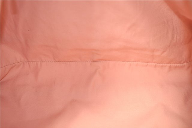 Authentic GUCCI Abbey Shoulder Tote Bag GG Canvas Leather 141472 Pink 7152D