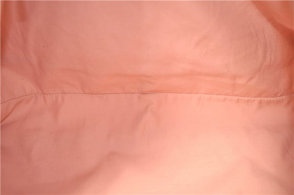 Authentic GUCCI Abbey Shoulder Tote Bag GG Canvas Leather 141472 Pink 7152D