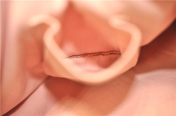 Authentic GUCCI Abbey Shoulder Tote Bag GG Canvas Leather 141472 Pink 7152D