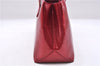 Authentic Louis Vuitton Vernis Wilshire PM Hand Bag Red M93642 LV 7152E