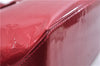 Authentic Louis Vuitton Vernis Wilshire PM Hand Bag Red M93642 LV 7152E