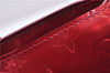 Authentic Louis Vuitton Vernis Wilshire PM Hand Bag Red M93642 LV 7152E