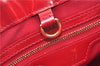 Authentic Louis Vuitton Vernis Wilshire PM Hand Bag Red M93642 LV 7152E