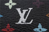 LOUIS VUITTON Monogram Multicolor Pochette Cles Black Coin Case M93735 LV 7153C