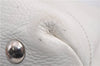 Authentic GUCCI Vintage Shoulder Tote Bag Leather 232973 White 7153F