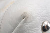 Authentic GUCCI Vintage Shoulder Tote Bag Leather 232973 White 7153F