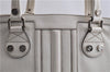 Authentic GUCCI Vintage Shoulder Tote Bag Leather 232973 White 7153F