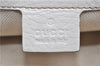 Authentic GUCCI Vintage Shoulder Tote Bag Leather 232973 White 7153F